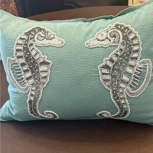 Beaded Seahorse Design Top